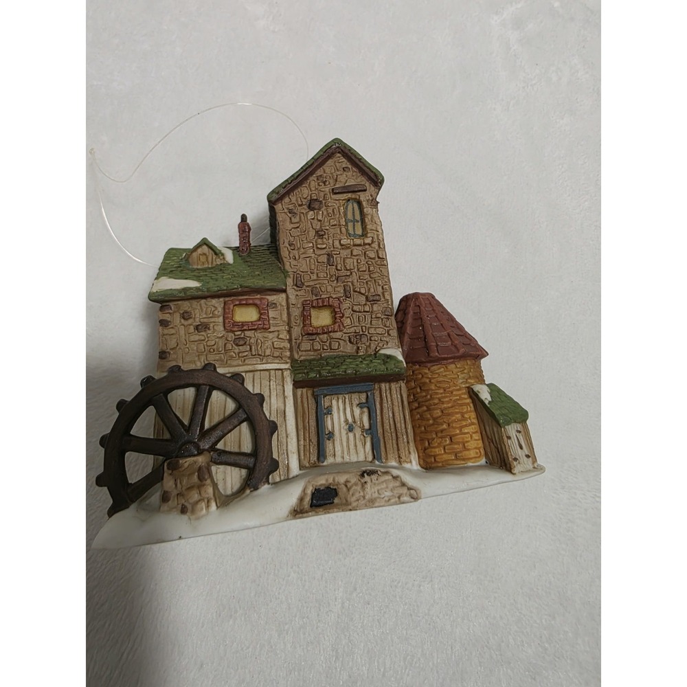 Dept 56 Dickens Village Dickens Village Mill Ornament 1985-1986-w/ Box Retired